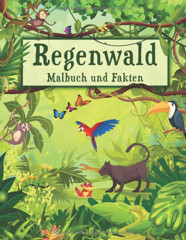 Regenwald Malbuch